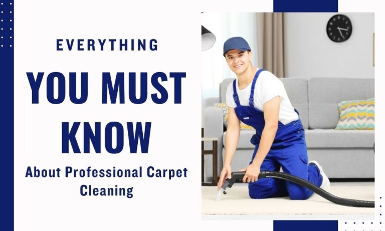 Everything you must know about Professional Carpet Cleaning